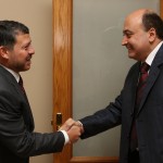 مع ملك الأردن