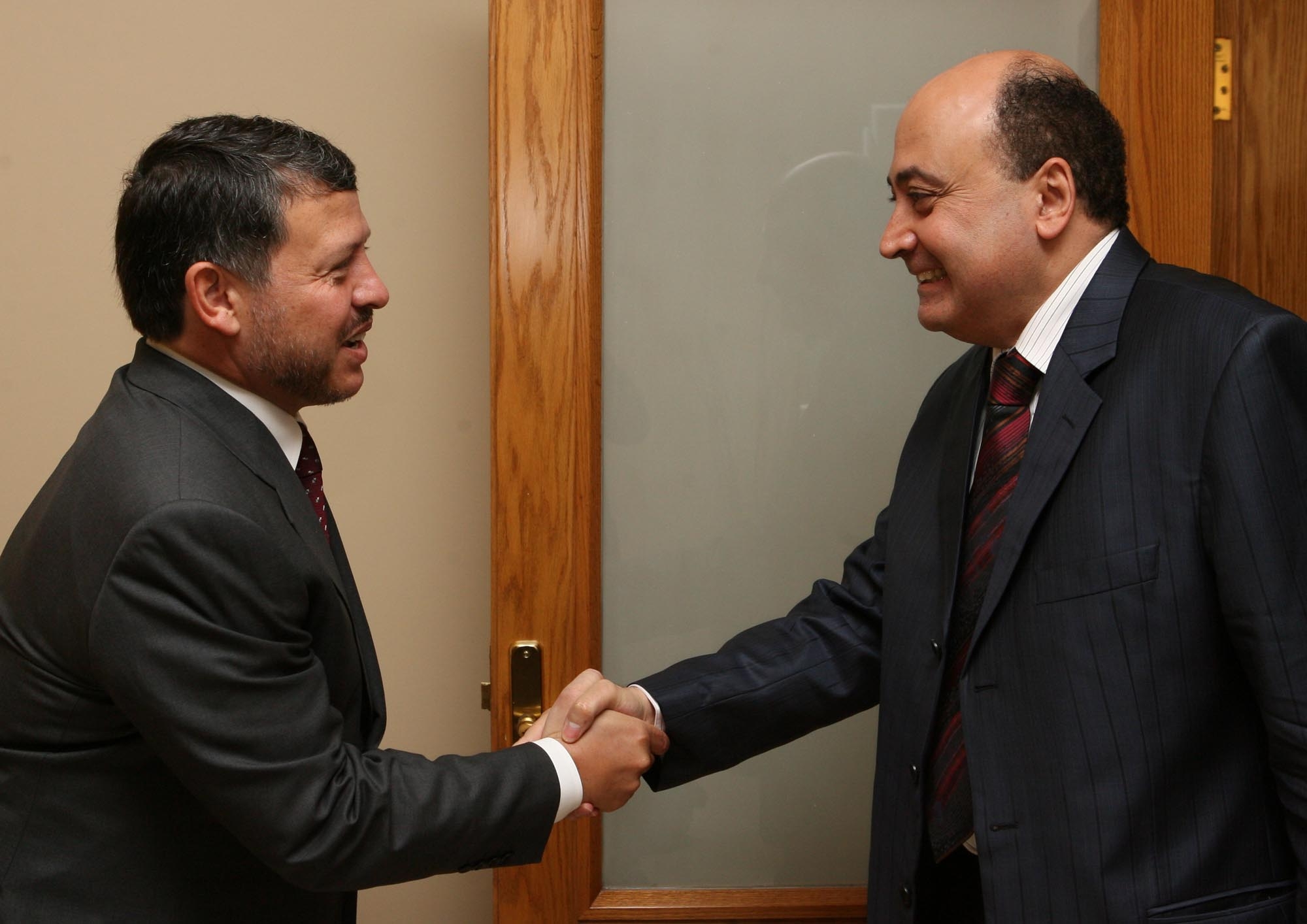 مع ملك الأردن