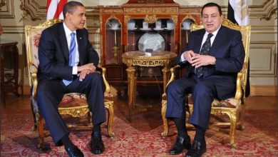 مبارك وأوباما