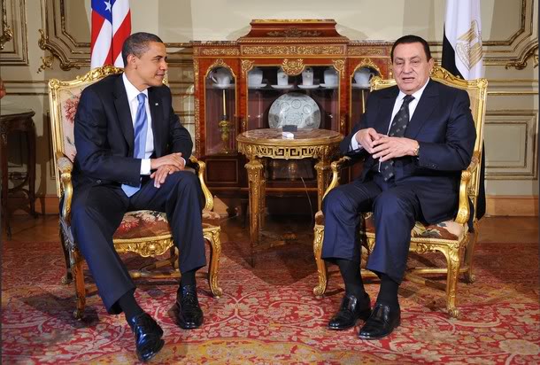 مبارك وأوباما